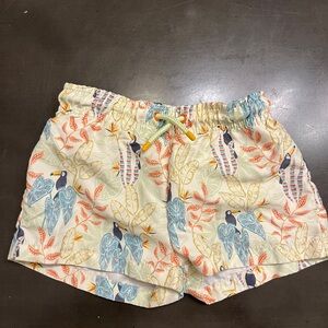 Tropical Print Kids Swim Shorts